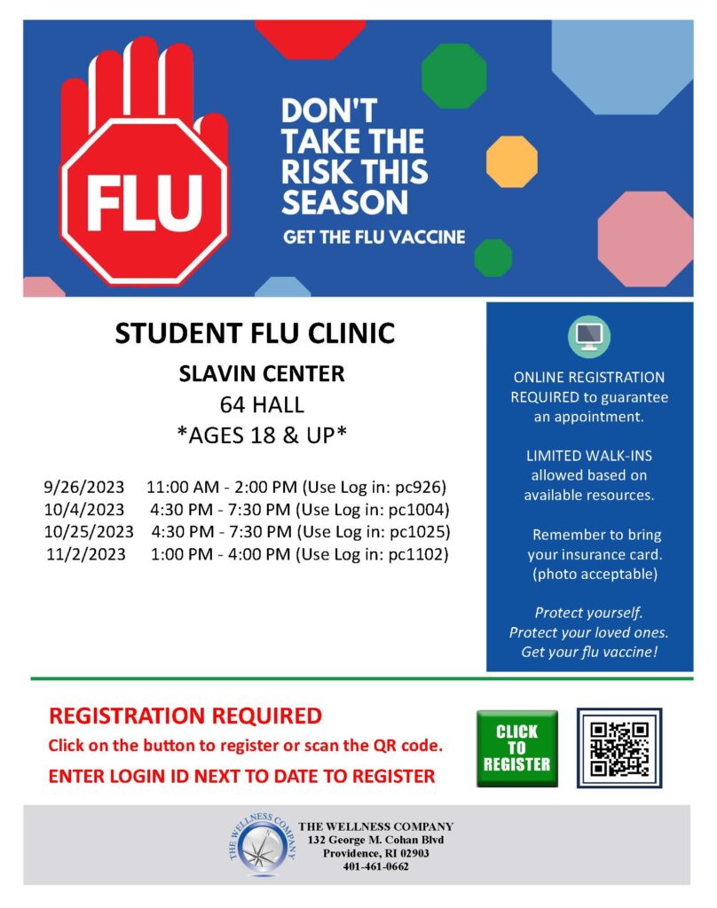 Don't Take The Risk This Season, Get the Flu Vaccine. For Ages 18 and up.