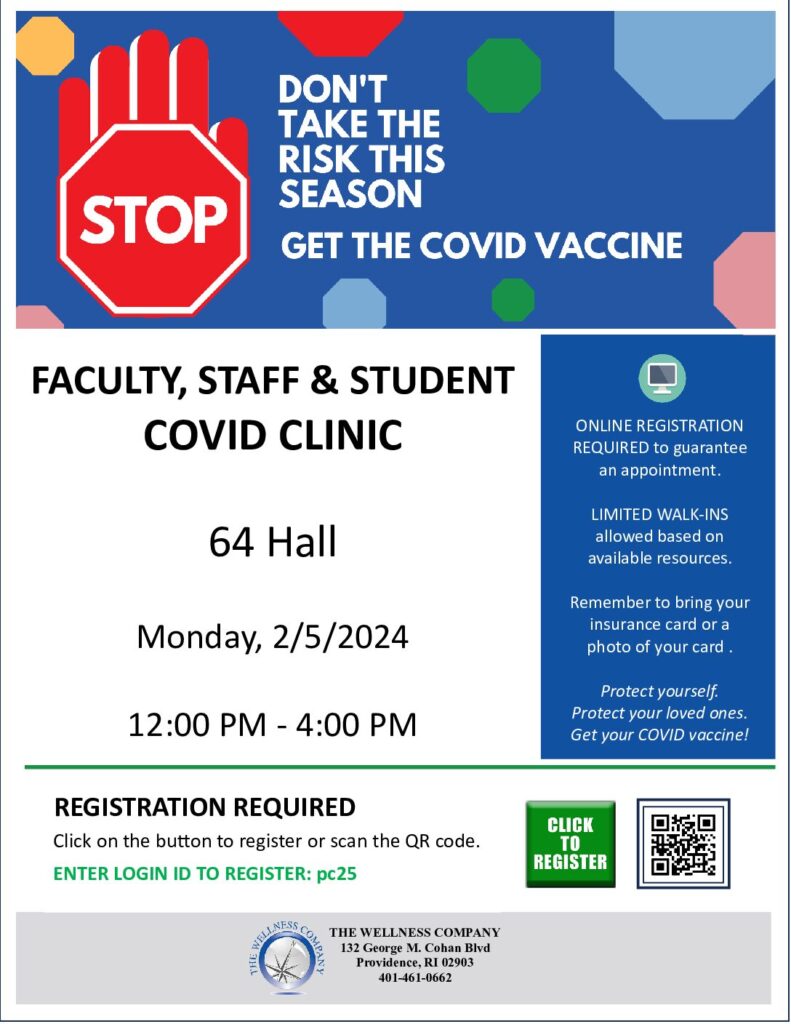 Don't Take The Risk This Season, Get the Covid Vaccine.